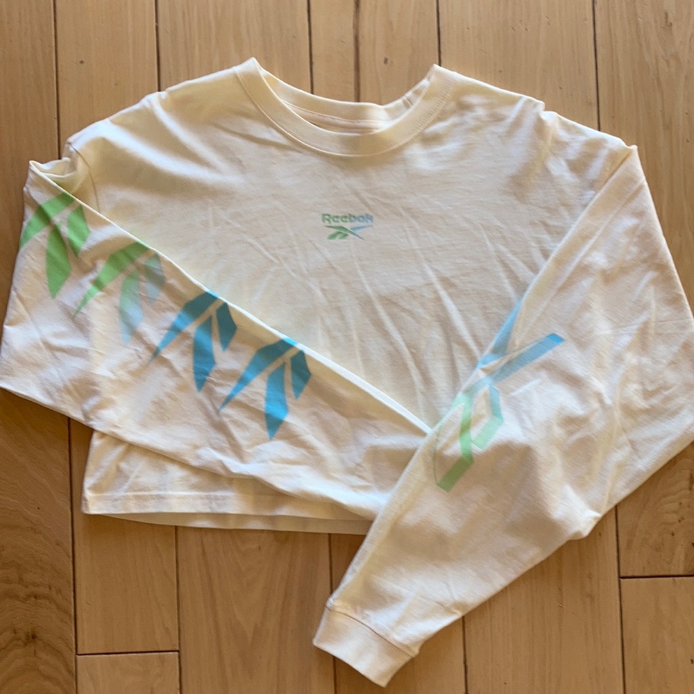 Vintage Reebok yellow long sleeve
